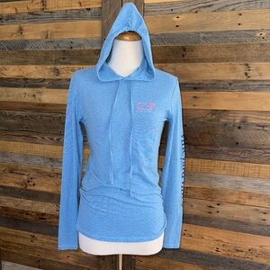 Vineyard Vines Women's Blue Hoodie Top